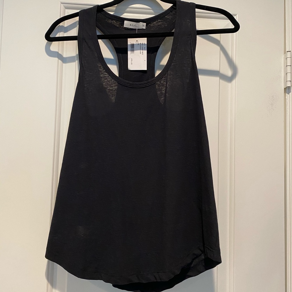 A.L.C. Asher Racerback Midnight tank